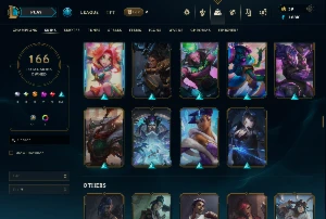 Conta Lol 166 Skins|Todos Os Bonecos|Full Acesso - League of Legends