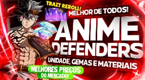 Menor Preço - Gemas - Trair Reroll - Anime Defenders - On!