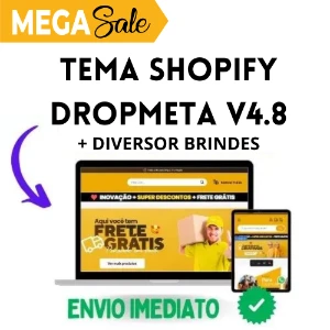 Tema Dropmeta 4.8 - Atualizado 2023 + Bônus!