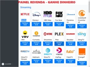 PAINEL REVENDA - GANHE DINHEIRO NETFLIX! - Assinaturas e Premium