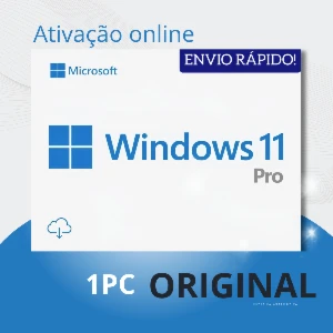 Windows 11 Pro – Licença de 25 Dígitos Original e Vitalícia
