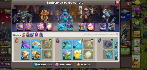 CV 17 quase full - clash of clans