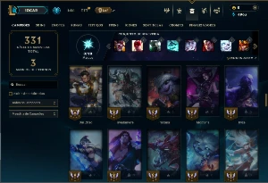 Mestre com 85 Champs e 35 Skins ( 36 PDL ) - League of Legends LOL