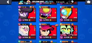 Conta Brawl Stars todos Brawlers 29k trofeus