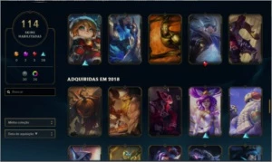 114 skins no lol, 2 facas no valorant mais skins ++ - League of Legends