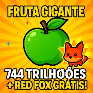 744 TRILHÕES NO GROW A GARDEN! E AINDA GANHEI UMA RED FOX!