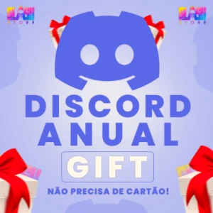 Discord Nitro Gift Anual - Melhor Preço Do Mercado. - Gift Cards