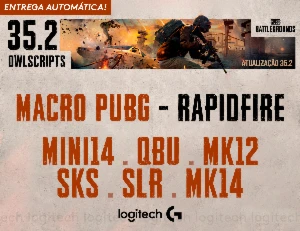 Macro Rapidfire Dmr Pubg Steam - (Vitalicio) Mouses Logitech