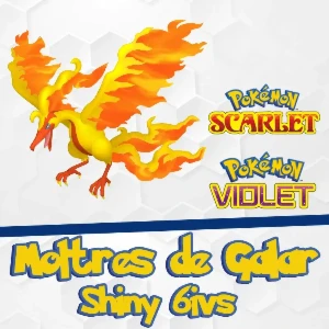 Galarian Moltres Shiny 6ivs - Pokémon Scarlet Violet