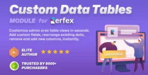 Tabelas de dados personalizadas | Perfex CRM - Others