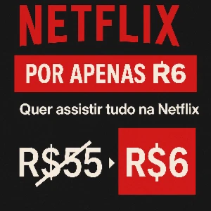 Conta netflix por apenas R$6.00, acesso imediato - Premium