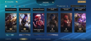 Conta WR platina 46 skins - League of Legends: Wild Rift LOL WR