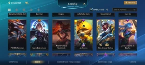 Conta WR platina 46 skins - League of Legends: Wild Rift LOL WR