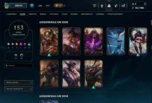 Conta Lol 100% Segura Full Acesso| 153 Skins | Lvl 382 - League of Legends