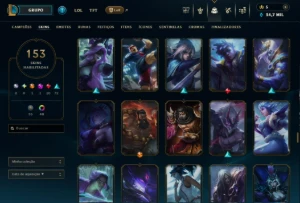 Conta Lol 100% Segura Full Acesso| 153 Skins | Lvl 382 - League of Legends