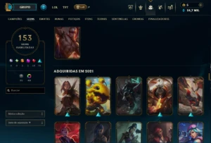 Conta Lol 100% Segura Full Acesso| 153 Skins | Lvl 382 - League of Legends