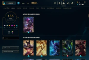 Conta Lol 100% Segura Full Acesso| 153 Skins | Lvl 382 - League of Legends