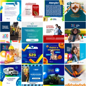 Pack 50 Artes editáveis Photoshop – Prefeitura - Outros