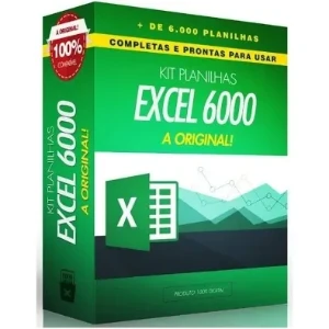 Pacote 6.000 Planilhas Excel Profissionais — Financeiras, Em