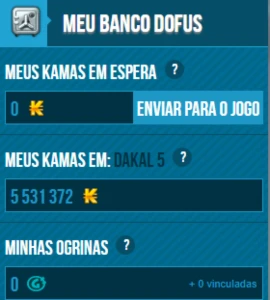 100 MIl KAMAS Dakal 5 Dofus 3.0