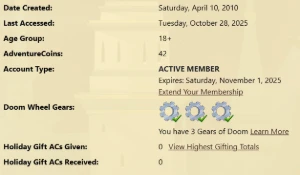 Conta Veterana Aqw 2010, À Venda! - Adventure Quest World