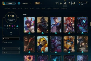 Conta Lol Com 119 Skins|Level 246|Todos Os Campeos - League of Legends