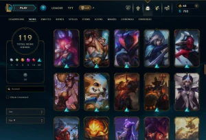 Conta Lol Com 119 Skins|Level 246|Todos Os Campeos - League of Legends