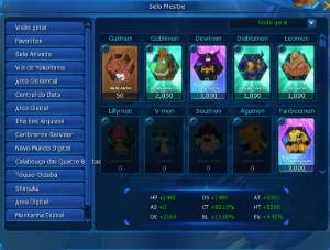 Conta LA Omega DMO - Digimon Masters Online