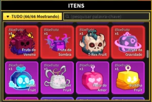 T-Rex No Inv + Fruta Equipada + God Human + Varios Itens - Roblox