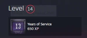 Conta Steam 13 Anos
