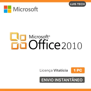 Office 2010 Professional Plus Chave Licença Vitalícia - Softwares e Licenças