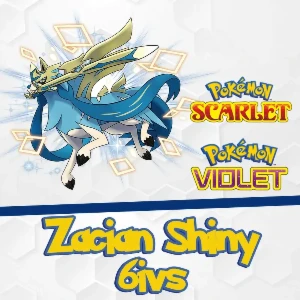 Zacian Shiny 6IVs - Pokémon Scarlet e Violet