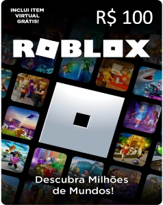 Gift Card Digital Roblox R$100