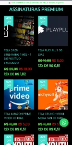 3 Painel x revenda contas streaming HBO,Disney, Netflix etc. - Outros