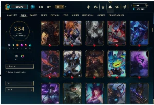 Conta Lol Ouro 1 Full Champs 330 Skins - League of Legends
