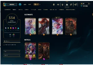 Conta Lol Ouro 1 Full Champs 330 Skins