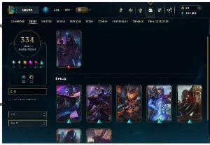 Conta Lol Ouro 1 Full Champs 330 Skins - League of Legends
