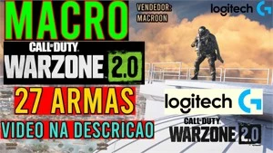 MACRO - Call of Duty Warzone 2 - MOUSES LOGITECH (VITALICIO)