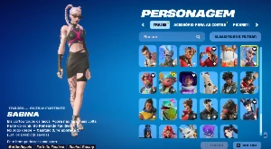 Conta Fortnite com Wildcat e outras skins de clube