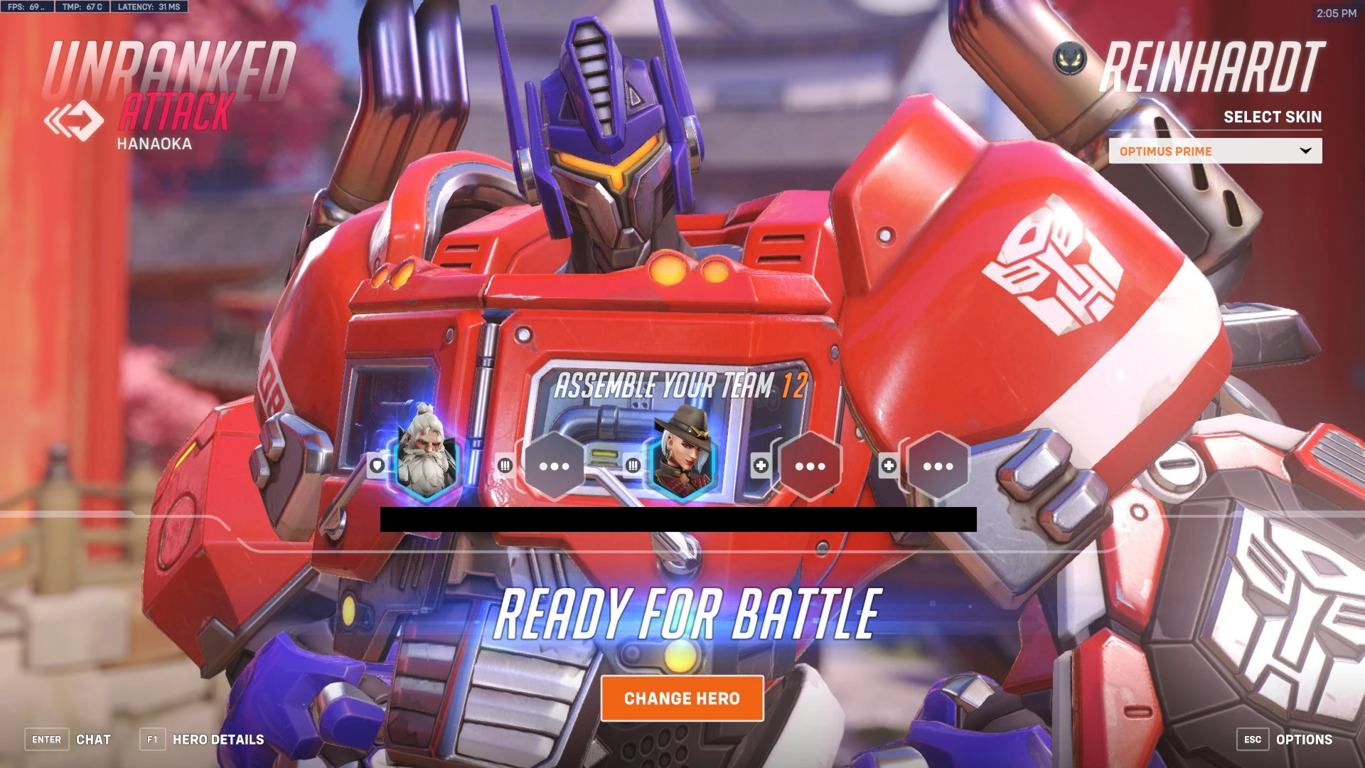 (PC) ACC OW2 - 80 Prismas + 2620 coins + Shop Skins