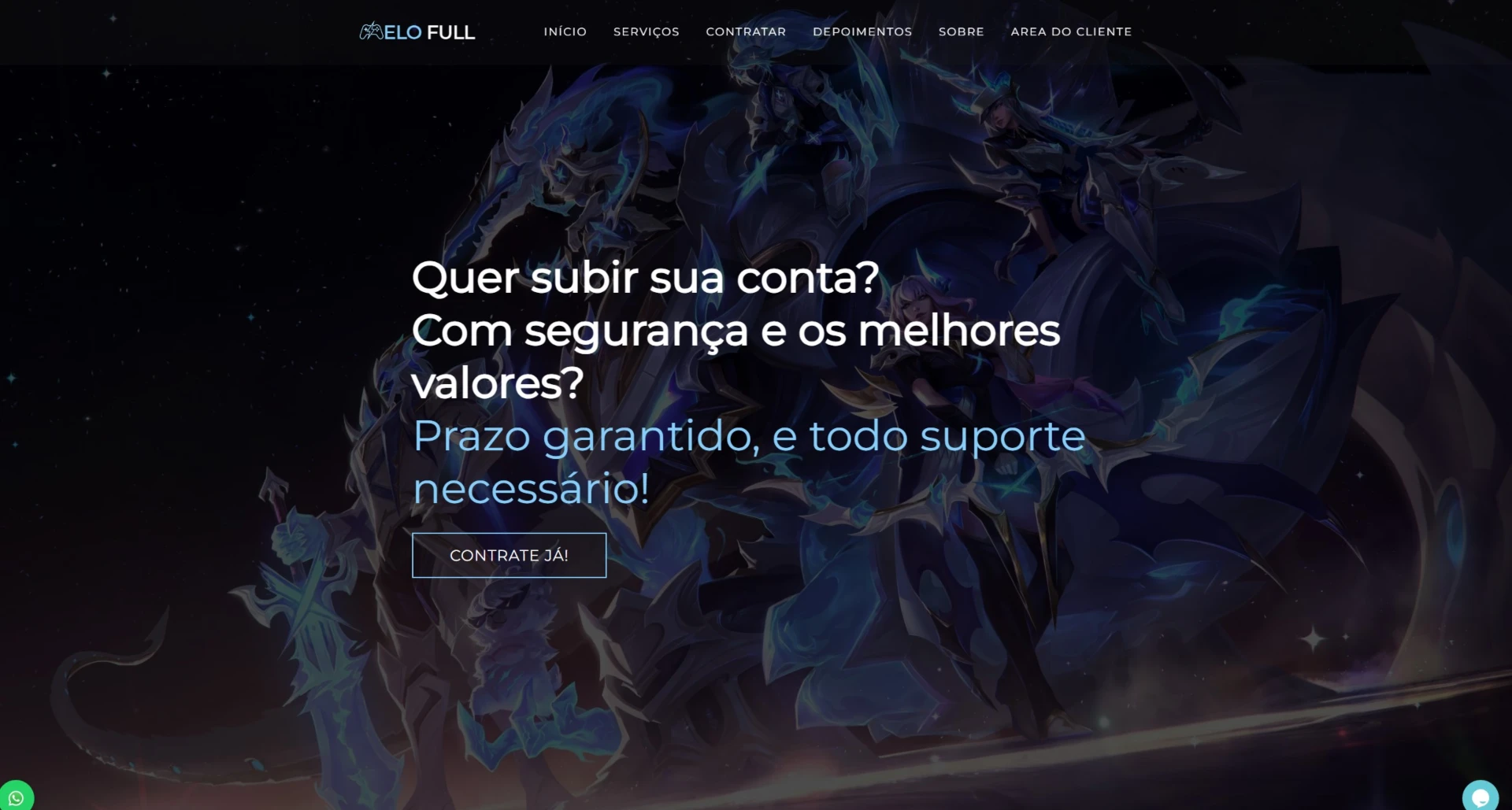 Faço seu site (landpage) ou padrão.