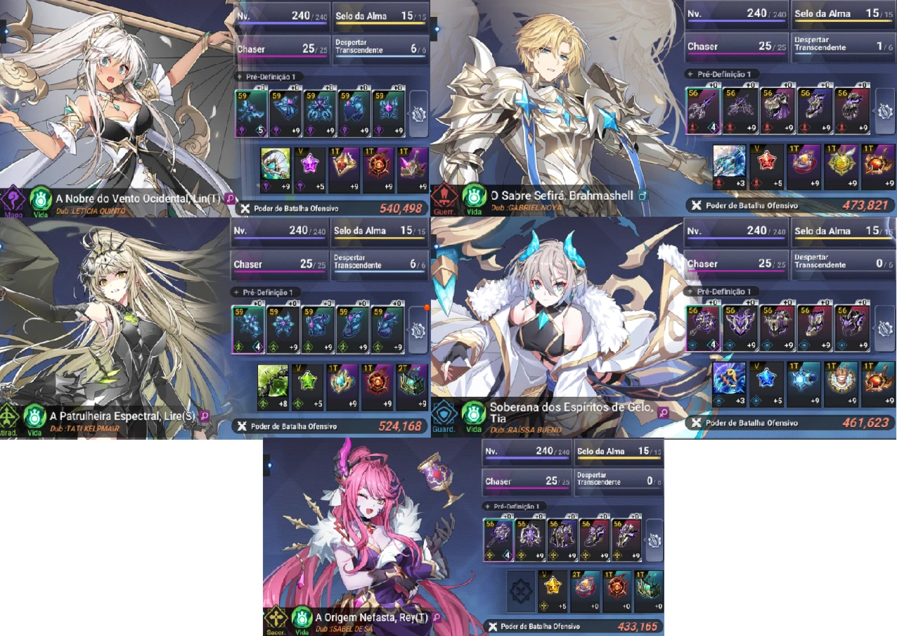 V>Conta Grand Chase Mobile Com Traje de Banho