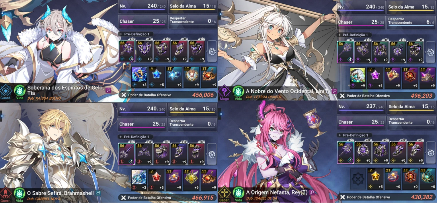 V>Conta Grand Chase Mobile