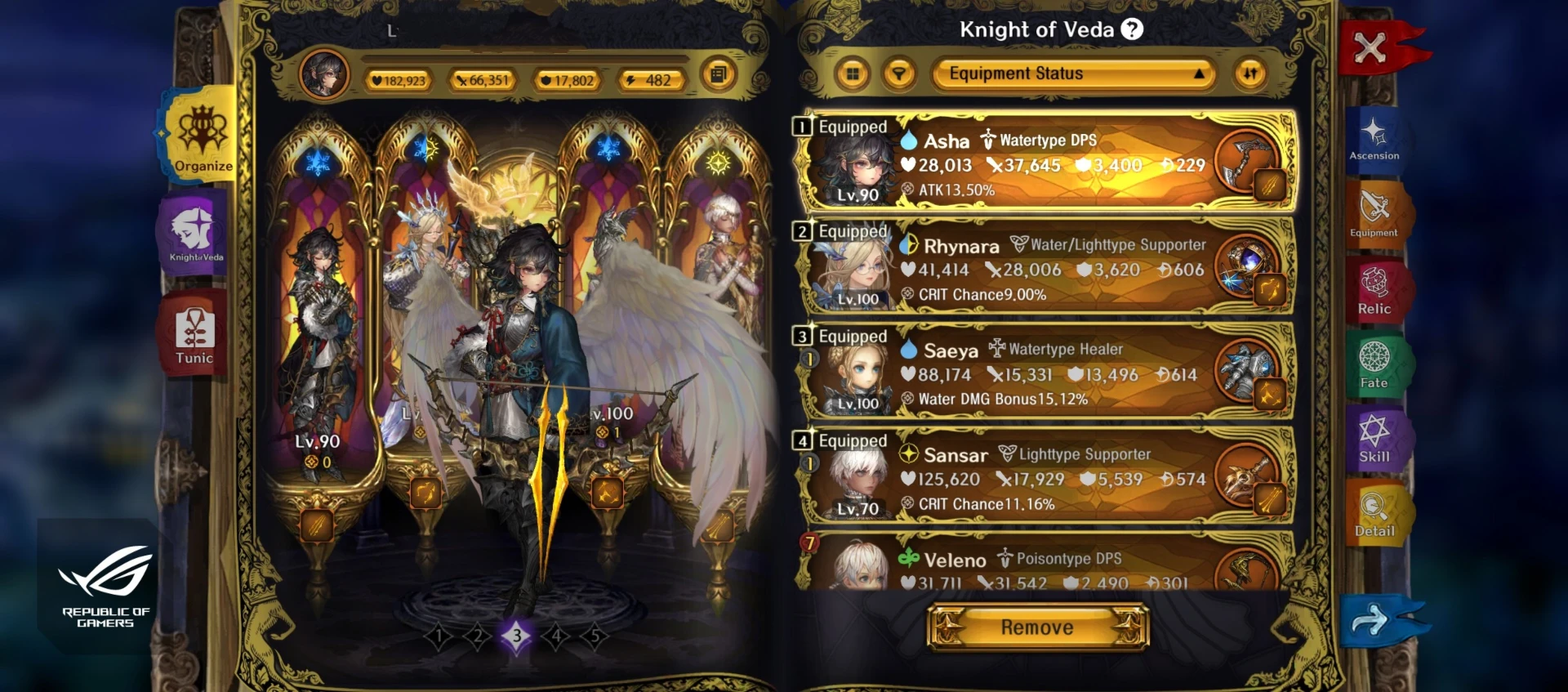 Conta Astra Knights of Veda End-Game