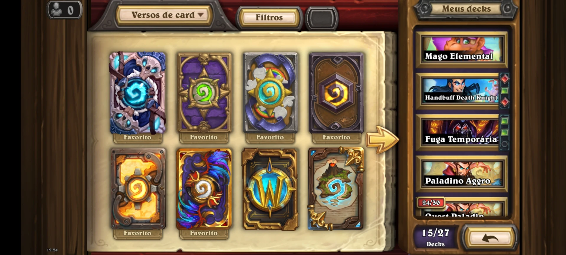 Conta hearthstone antiga 2014