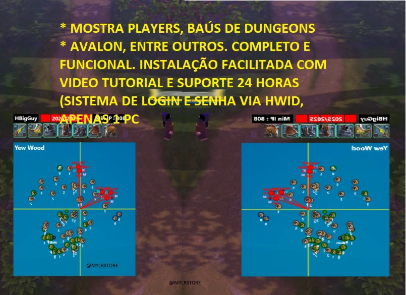 Radar Albion Online COMPLETO. Leia desc