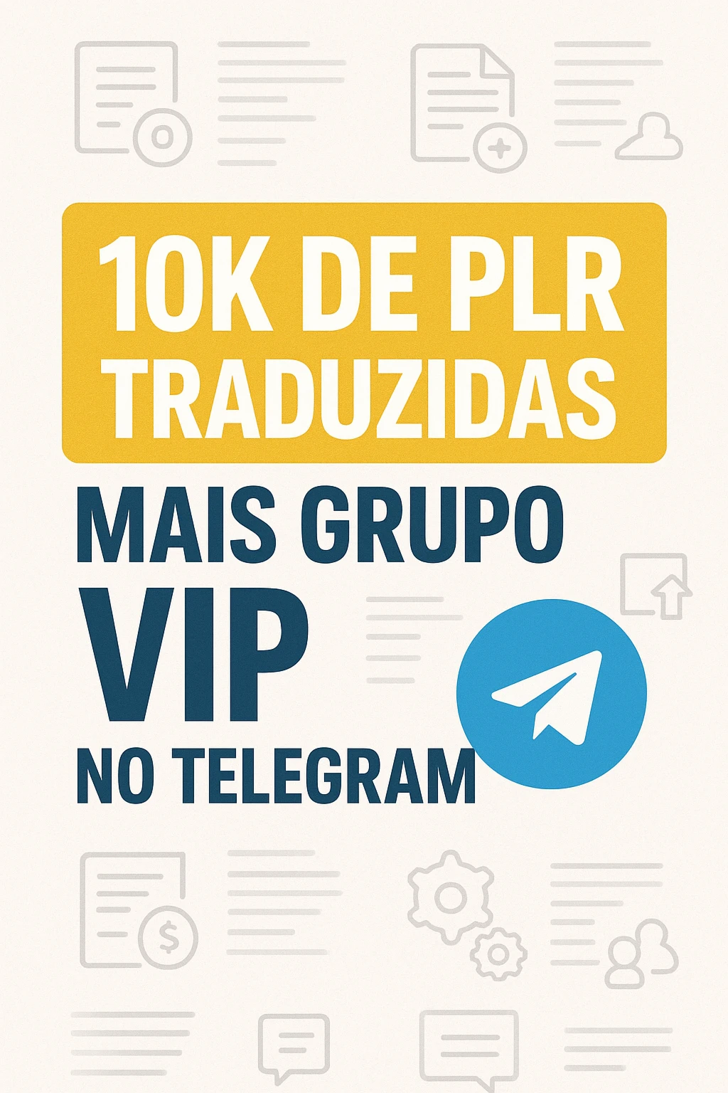 Pacote 10K De Plr's Eu Disse 10K em Plr's !
