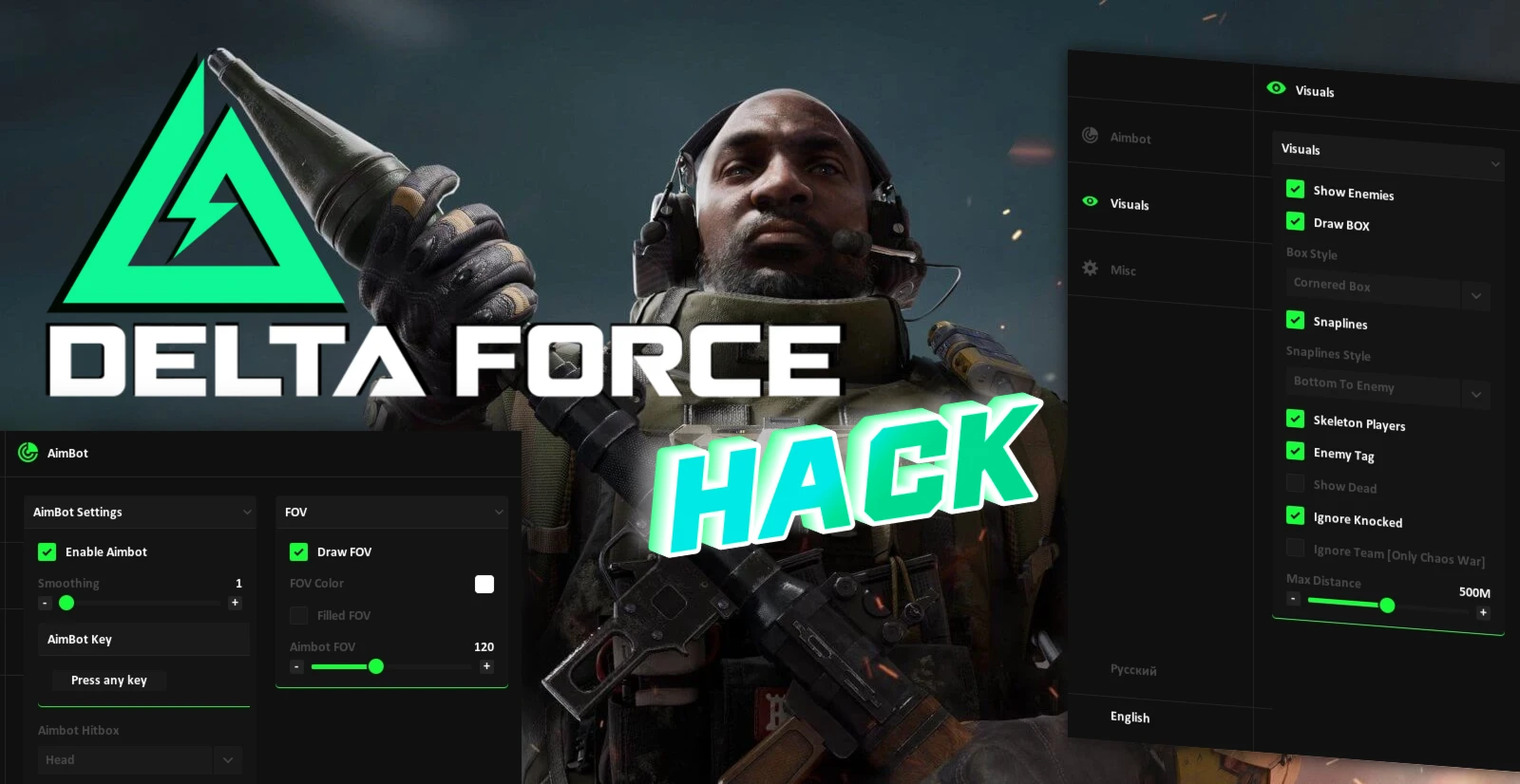 Delta Force PC - Aim Assist HACK + CHAMS