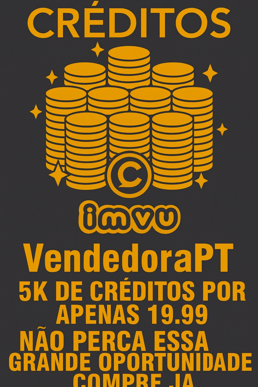 🚀 Créditos Imvu Baratos! | 5K → R$19,99