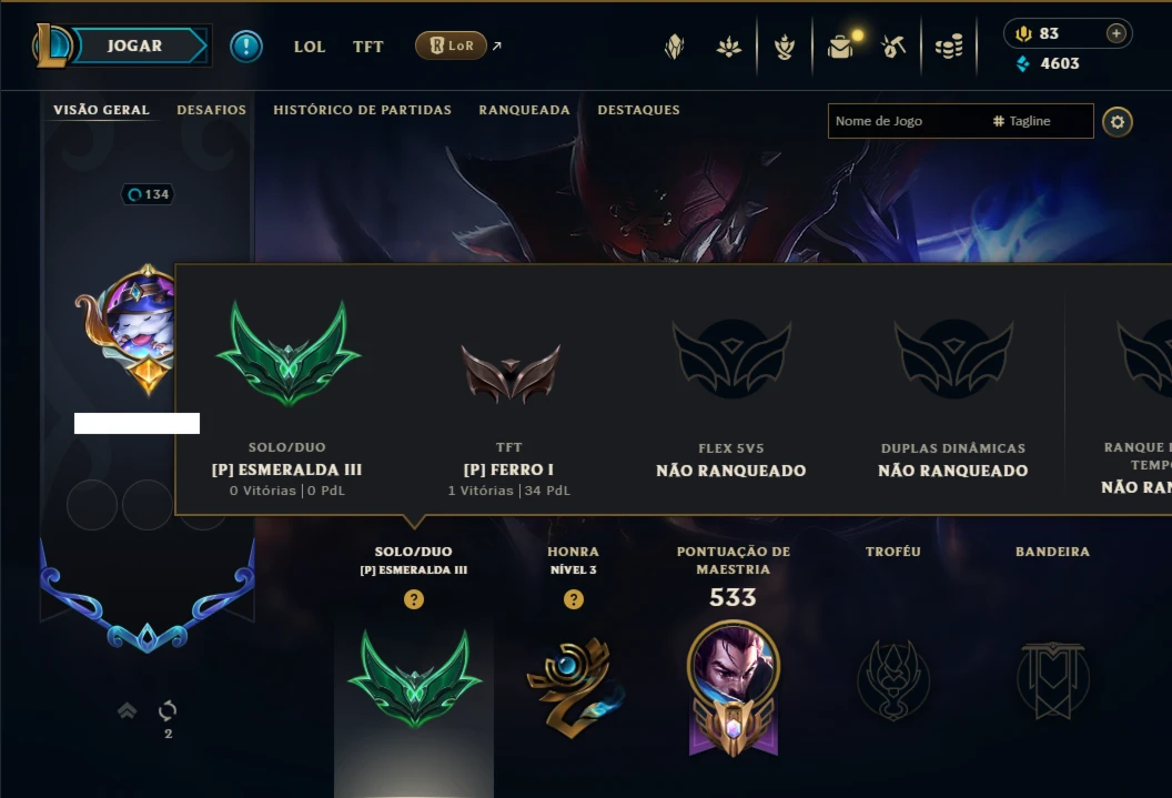 Esmeralda 3 com TODOS os Champs e 100 Skins +9 Vitoriosas